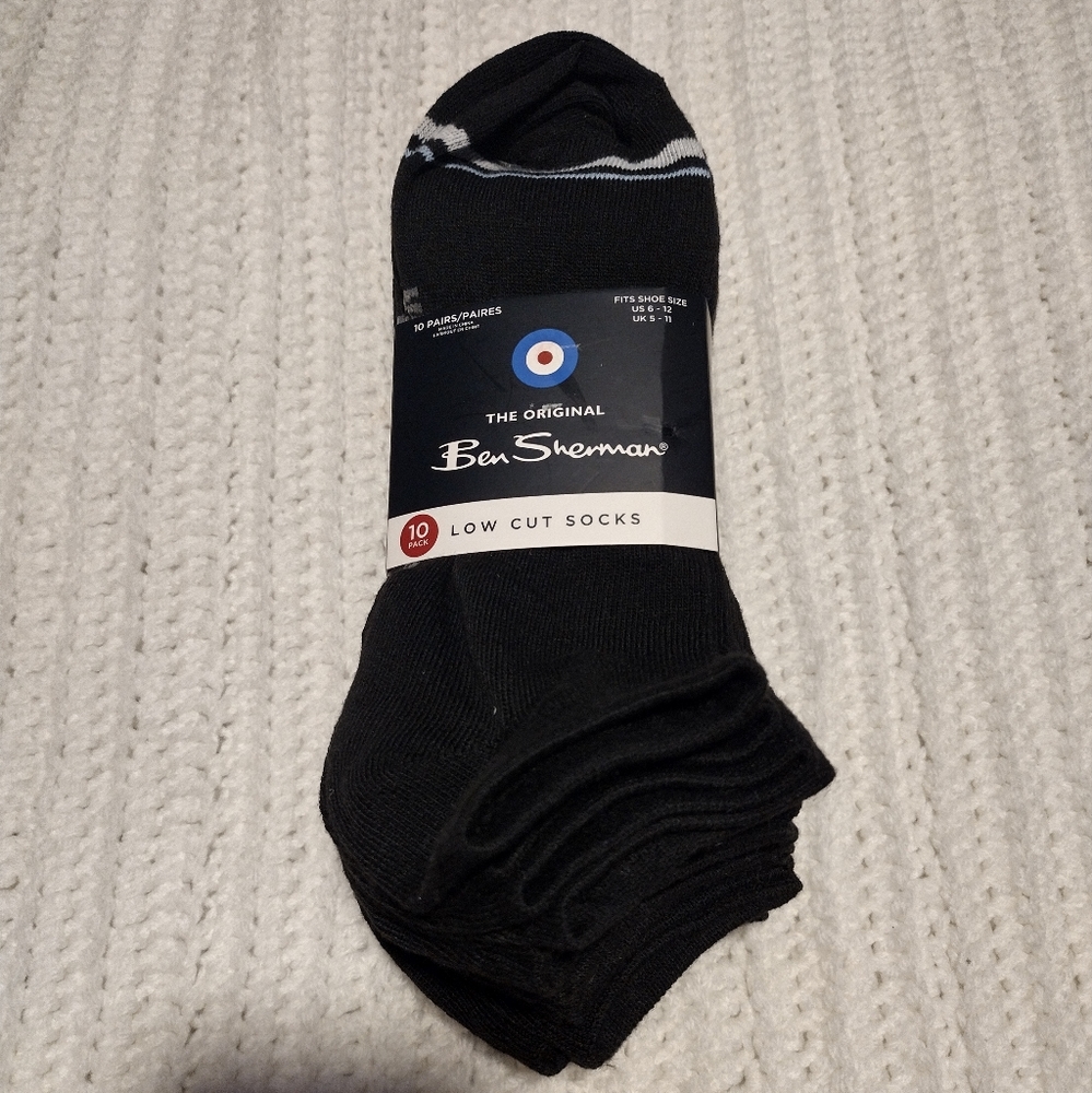 NWT Men's Ben Sherman Low Cut Socks